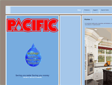 Tablet Screenshot of pacific-products-int.com